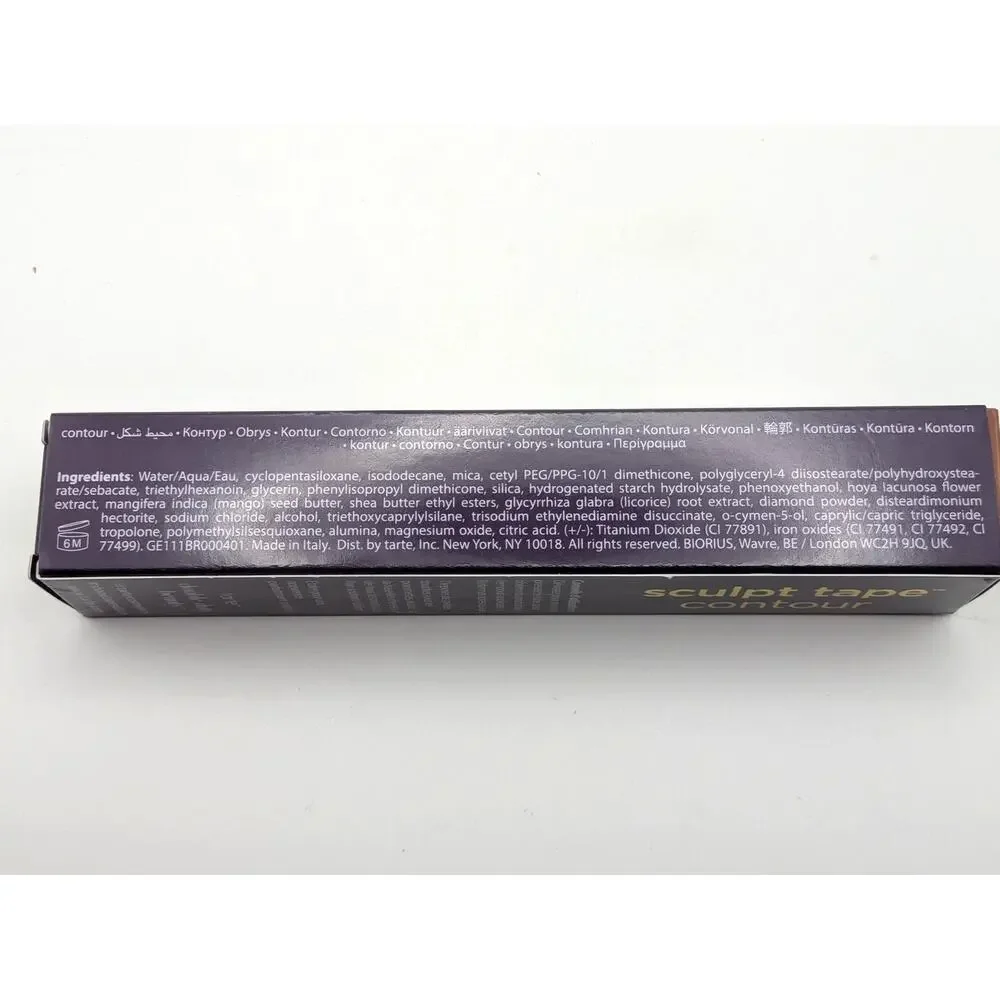 TARTE Sculpt Tape Contour Soft Bronze 0.4 Oz Liquid Bronzer NEW